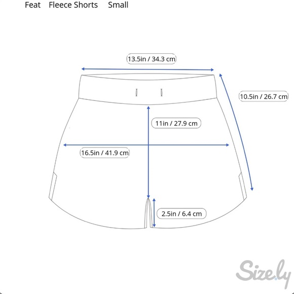 Feat Blanket Blend Fleece Shorts Size Small Tie‎ Die Pull On Athleisure Lounge - Picture 10 of 10